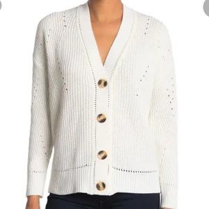 Cloth by design - oversized white cardigans
